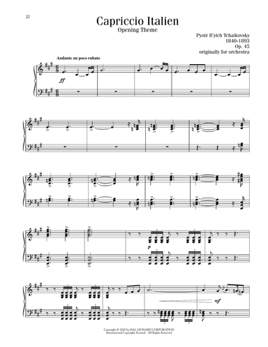 Capriccio Italien, OP. 45