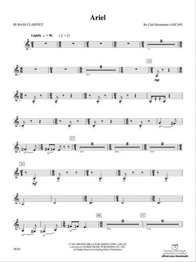 Ariel: B-flat Bass Clarinet
