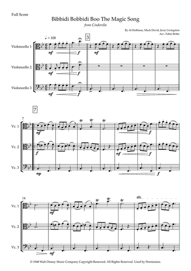 Bibbidi-bobbidi-boo (the Magic Song)