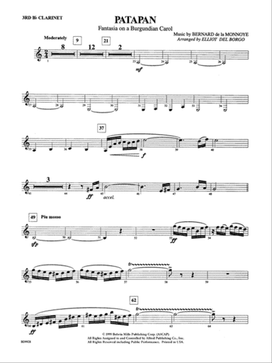 Patapan: 3rd B-flat Clarinet