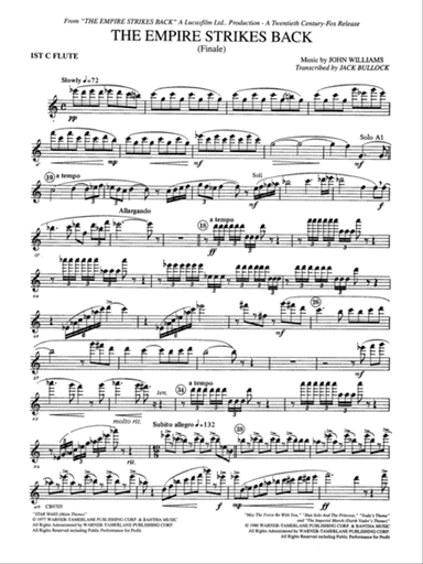 The Empire Strikes Back (Finale): Flute