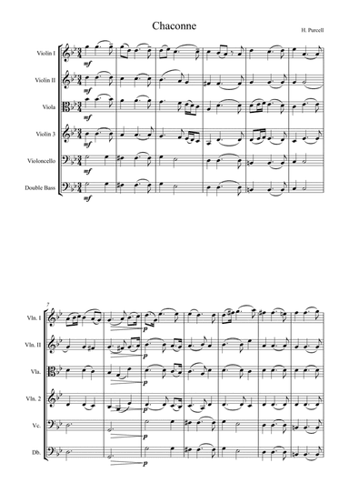 Chaconne in G Minor for Strings