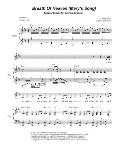 Breath Of Heaven (Mary's Song)