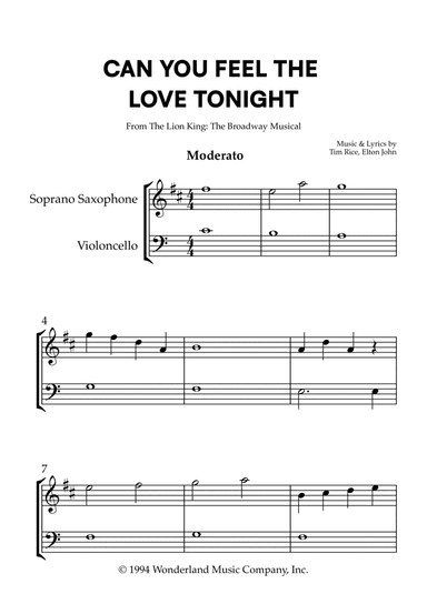 Can You Feel The Love Tonight