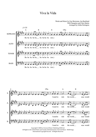 Viva La Vida (arr. Gitika Partington)