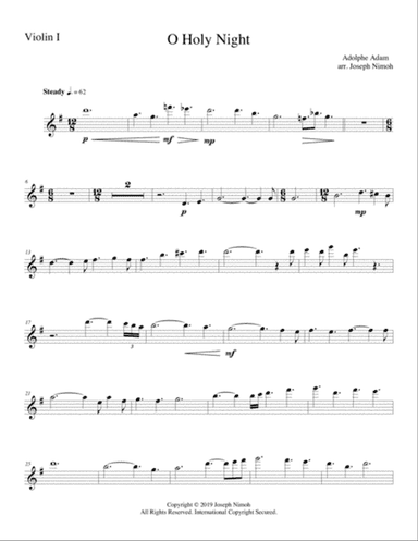O Holy Night - Strings Parts