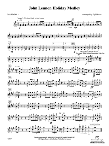 John Lennon Holiday Medley: Mallets
