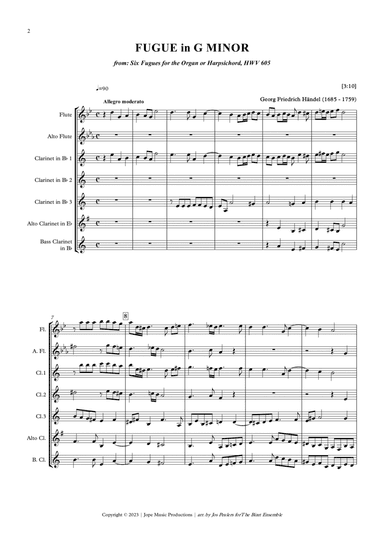 Fugue in G Minor, G.F. Händel