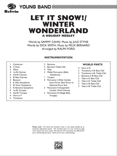 Let It Snow! / Winter Wonderland: Score