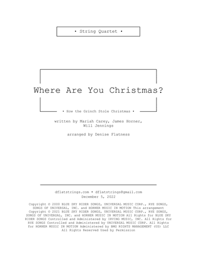 Where Are You Christmas?