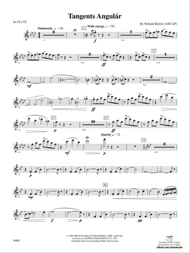 Tangents Angulár: Flute