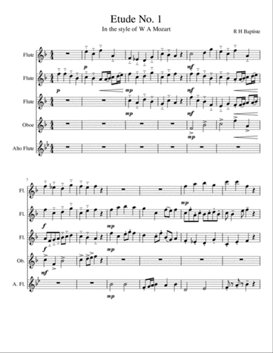 Etude No 1