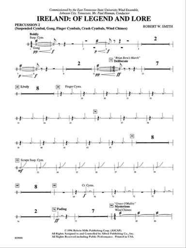 Ireland: Of Legend and Lore: 2nd Percussion