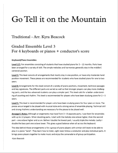 Go Tell it on the Mountain