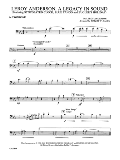 Leroy Anderson -- A Legacy in Sound: 1st Trombone