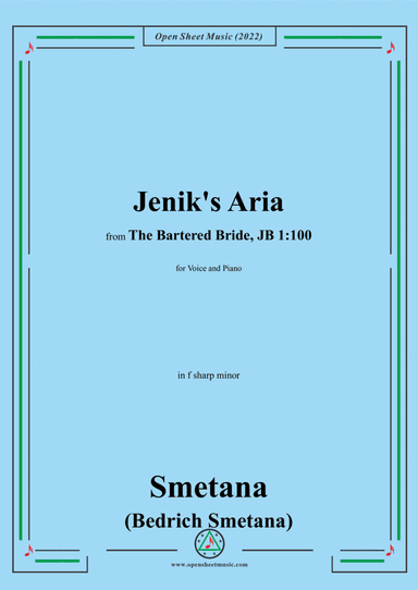 Smetana-Jenik's Aria,in f sharp minor