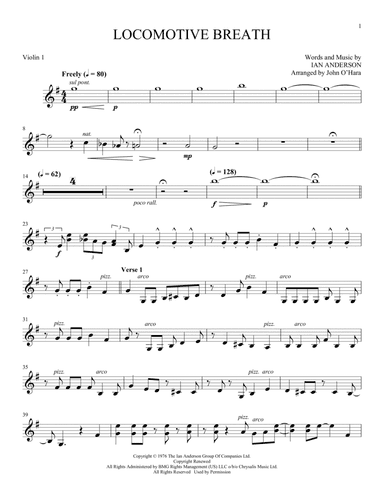 Loco (arr. John O'Hara) - Violin 1