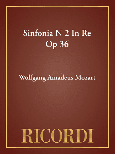Sinfonia N 2 In Re Op 36