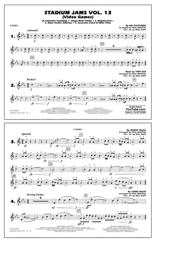 Stadium Jams Volume 13 (Video Games) - F Horn