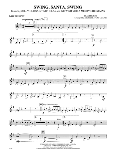 Swing, Santa, Swing: 2nd B-flat Trumpet