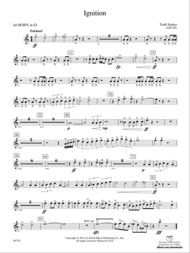 Ignition: (wp) 1st Horn in E-flat