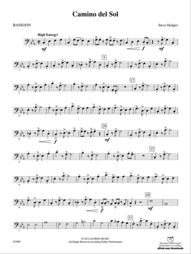 Camino del Sol: Bassoon