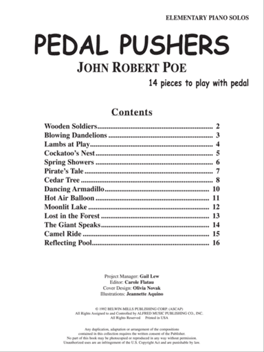 Pedal Pushers: 14 pieces to play with pedal