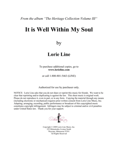It Is Well With My Soul