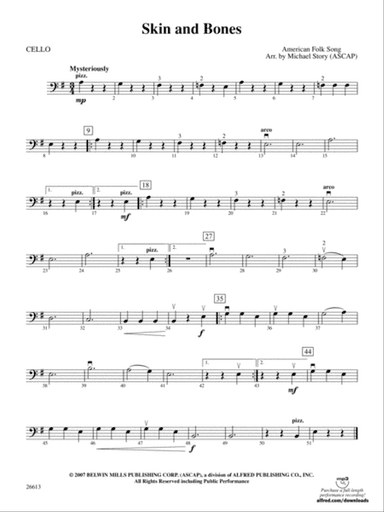 Skin and Bones: Cello