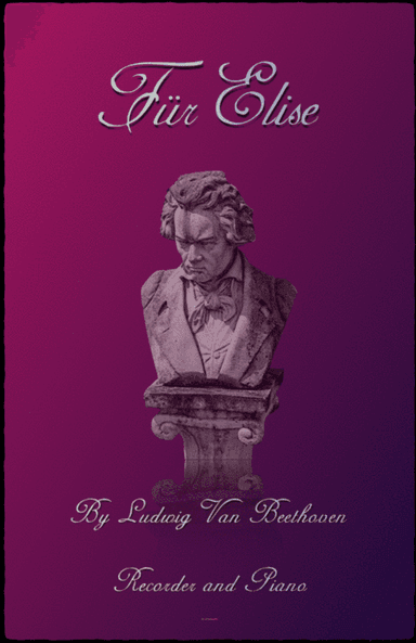 Für Elise, for Descant or Soprano Recorder and Piano
