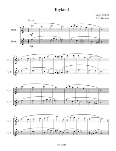 Toyland (Flute Duet)