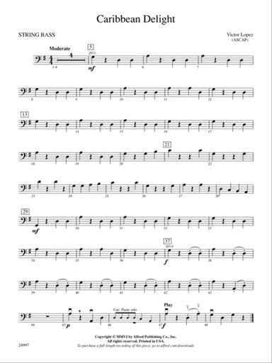 Caribbean Delight: String Bass