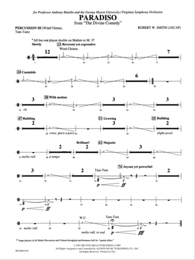 Paradiso (from The Divine Comedy): 3rd Percussion