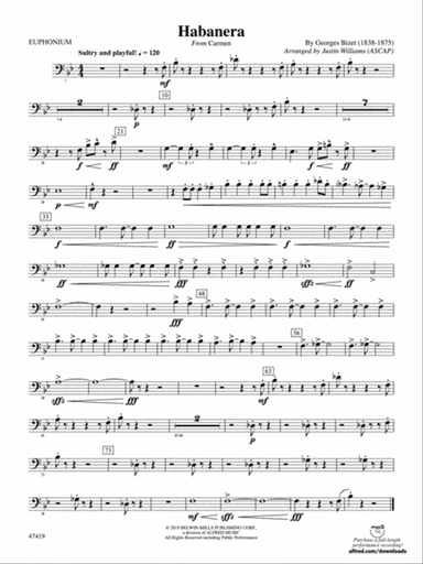 Habanera: Baritone B.C.