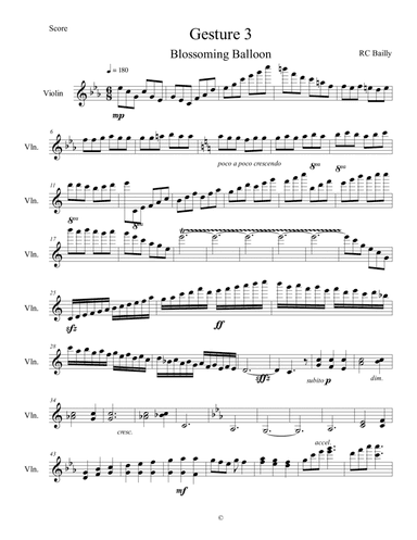 Gesture 3 (Blossoming Balloon)