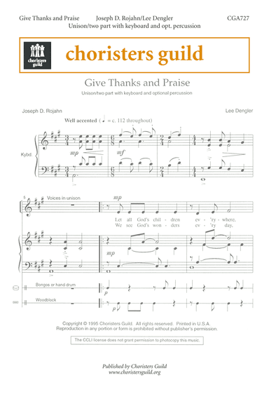 Give Thanks and Praise