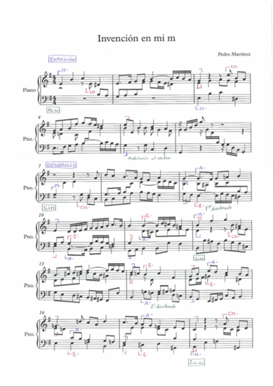 Invention in E minor