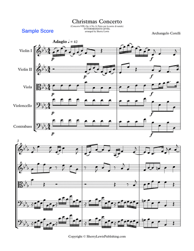 CHRISTMAS CONCERTO - ADAGIO & ALLEGRO - STRING ORCHESTRA - Concerto VIII Op. 6 No. 8, Fatto per la n