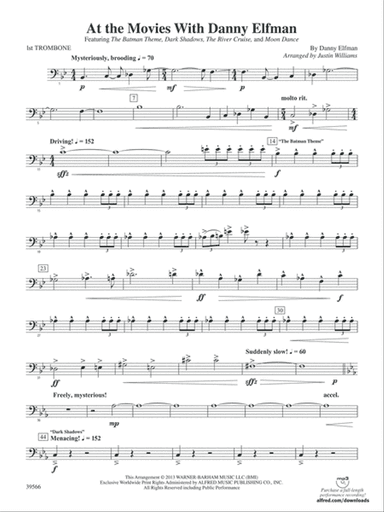 At the Movies with Danny Elfman: 1st Trombone