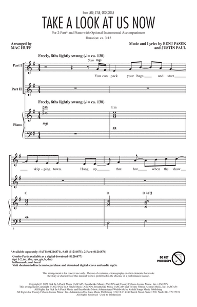 Take A Look At Us Now (from Lyle, Lyle, Crocodile) (arr. Mac Huff)