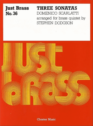 Just Brass 36 3 Sonatas Scarlatti