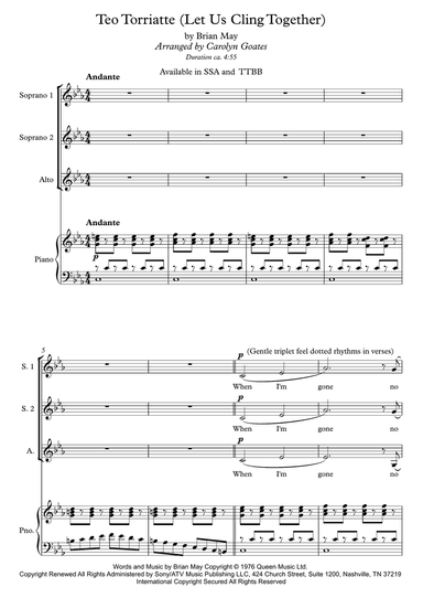 Teo Torriatte (let Us Cling Together)