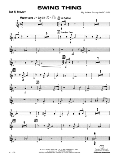 Swing Thing: 2nd B-flat Trumpet