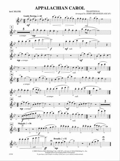 Appalachian Carol: Flute