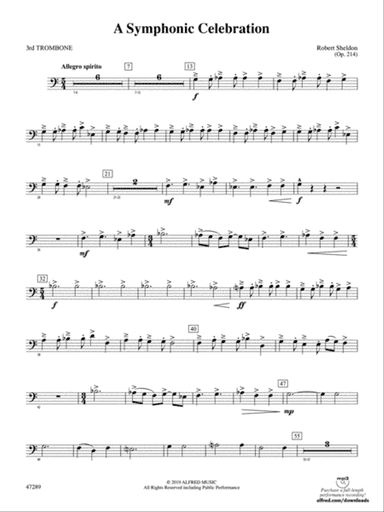A Symphonic Celebration: 3rd Trombone