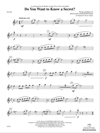 Do You Want to Know a Secret?: Flute