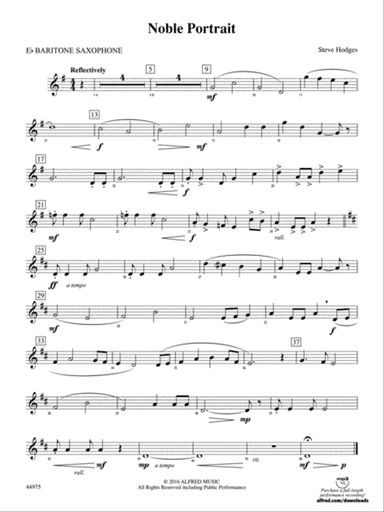 Noble Portrait: E-flat Baritone Saxophone