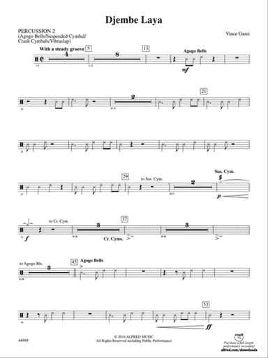 Djembe Laya: 2nd Percussion