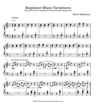 Beginner Blues Variations