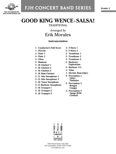 Good King Wence-SALSA!: Score